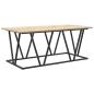 Preview: Couchtisch Sonoma Eiche 100x50x40 cm aus Holzwerkstoff und Metall