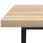 Preview: Couchtisch Sonoma Eiche 100x50x40 cm aus Holzwerkstoff und Metall