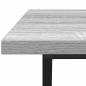 Preview: Grau Sonoma Couchtisch 100x50x40 cm Aus Holzwerkstoff und Metall