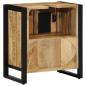 Preview: Badezimmerschrank 55x35x60 cm Massivholz roh