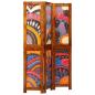 Preview: Raumteiler 3 Paneele Honigbraun 35x1,5x160 cm Massivholz Akazie