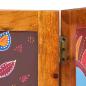 Preview: Raumteiler 3 Paneele Honigbraun 35x1.5x160 cm Massivholz Akazie