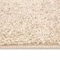 Preview: Anti-Rutsch Shaggy Teppich Creme 120 x 120 cm PP