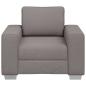 Preview: ARDEBO.de - Sofa Stuhl in Taupe - 59 cm Stoff