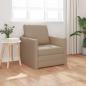 Preview: ARDEBO.de - Sofa-Bett 2-in-1 Cappuccino 74x77x81 cm Kunstleder