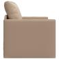 Preview: Sofa-Bett 2-in-1 Cappuccino 74x77x81 cm Kunstleder