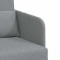 Preview: Fußboden Schlafsofa 2-in-1 Hellgrau 65x80x83 cm Stoff