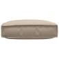 Preview: Palettenkissen für Sitz Taupe 60x60x12 cm Oxford Stoff