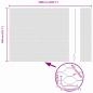 Preview: Sechseckzaun Grau 1.4x10 m Stahl