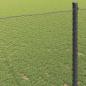Preview: Sechseckgeflechtzaun 1,4 x 25 m PVC Grau