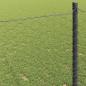 Preview: Sechseckzaun Grau 1.5x100 m Stahl