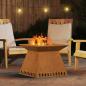 Preview: Feuerstelle 60x60x50 cm Verwitterter Stahl
