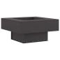 Preview: Feuerstelle Quadrat Schwarz 60x60x30 cm Stahl