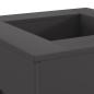 Preview: Feuerstelle Quadrat Schwarz 60x60x30 cm Stahl