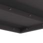 Preview: Feuerstelle Quadrat Schwarz 60x60x30 cm Stahl