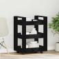 Preview: ARDEBO.de - Küchenwagen Schwarze Eiche 60x45x80 cm Holzwerkstoff