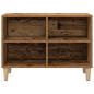 Preview: TV-Schrank mit Holzbein Altholz 69,5x30x50 cm