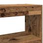 Preview: Bücherregal/Raumteiler - Rustikales Holz - 100x30x103cm - Holzwerkstoff