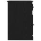Preview: Schreibtisch mit Stauraum Schwarze Eiche 50x115x75 cm Spanplatte