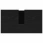 Preview: Waschbecken Schrank Schwarz Eiche 58x33x60 cm Holzwerkstoff