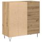Preview: Medienkommode Artisan Eiche 84,5 x 38 x 90 cm Holzwerkstoff