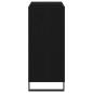 Preview: Aufbewahrungsschrank Schwarz Eiche 84,5x38x90 cm Holzwerkstoff