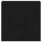 Preview: Wandschrank schwarzes Eichenholz 60x31x60 cm Holzwerkstoff