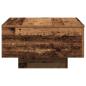Preview: Couchtisch, Alter Holz, 55x55x31 cm, Hergestelltes Holz