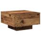 Preview: Couchtisch, Alter Holz, 55x55x31 cm, Hergestelltes Holz