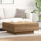 Preview: ARDEBO.de - Couchtisch Artisan Eiche 80x80x31 cm Holzwerkstoff