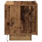 Preview: Nachttisch mit LED-Lichtern Altholz 70 x 36 x 40,5 cm
