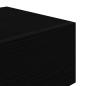 Preview: Nachttisch mit LED-Lichtern Schwarz Eiche 70 x 36 x 40,5 cm