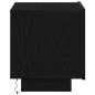 Preview: Nachttisch mit LED-Lichtern Schwarz Eiche 70 x 36 x 40,5 cm
