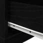Preview: Nachttisch mit LED-Lichtern Schwarz Eiche 70 x 36 x 40,5 cm