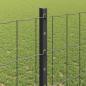 Preview: Euro Zaun mit 10 U-Posten Grau 1,2x10 m Stahl