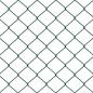 Preview: Kettenzaun mit 22 U-Pfosten Grün 1x25 m Stahl