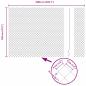 Preview: Drahtzaun mit 20 U-Pfosten Grau 1,2x10 m Stahl