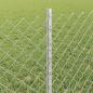 Preview: Kettenzaun mit 10 U-Posts Silber 0.6x10 m Stahl