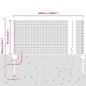 Preview: Geschweißter Drahtzaun mit 22 U-Posts Grau 0.6x50 m Stahl