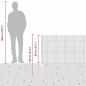 Preview: Schweißdrahtzaun mit 22 U-Posts Grau 0.8x50 m Stahl