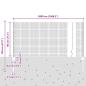 Preview: Schweißdrahtzaun mit 22 U-Posts Grau 0.8x50 m Stahl