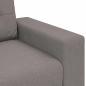 Preview: 2-teiliges Sofa Set mit Kissen aus taupe Stoff