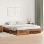 Preview: ARDEBO.de - Stauraum-Bettgestell Altholz 200x200 cm