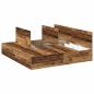 Preview: Stauraum-Bettgestell Altholz 200x200 cm