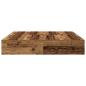 Preview: Stauraum-Bettgestell Altholz 200x200 cm