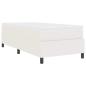 Preview: Boxspringbett mit Matratze Creme 90x200 cm Cord-Stoff