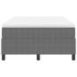 Preview: Boxspringbett mit Matratze Hellgrau 120x200 cm Cordstoff