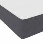 Preview: Boxspringbett mit Matratze Dunkelgrau 200x200 cm Cordstoff