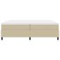 Preview: Boxspringbett mit Matratze Hellgrün Grau 200x200 cm Cordstoff
