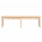 Preview: Gartenbank 2-Sitzer 159,5x44x45 cm Massivholz Kiefer
